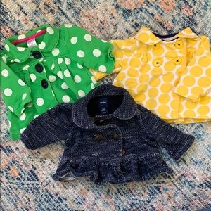 3 infant jackets | 0-3 month